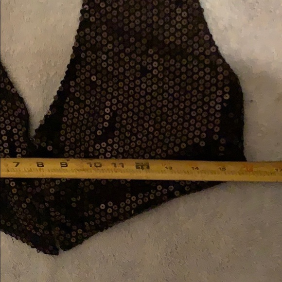 Black sequin vest - Picture 6 of 7